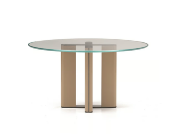 PRINCIPE MP.1060/T - Contemporary style round crystal coffee table for living room by Arte Brotto - view 2